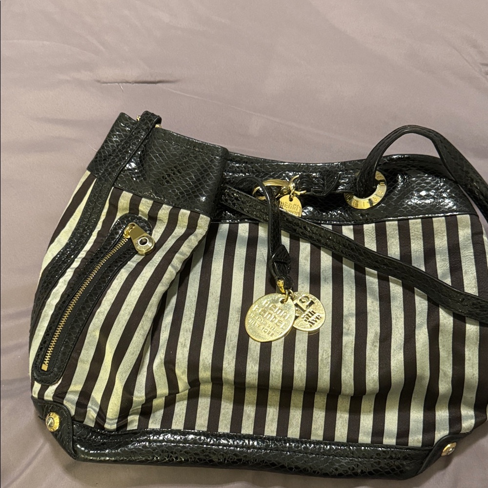 Henri Bendel Striped Black and White Women's Bag